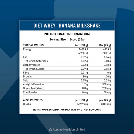Diet Whey Protein 1kg - Applied Nutrition