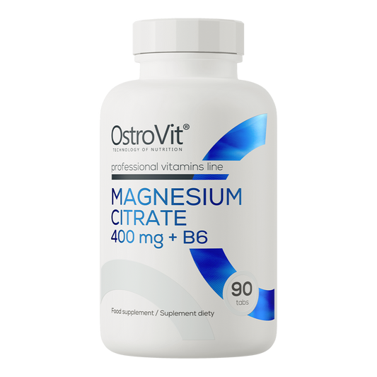 Magnésio Citrato 400mg +B6 - 90 tabs - OstroVit