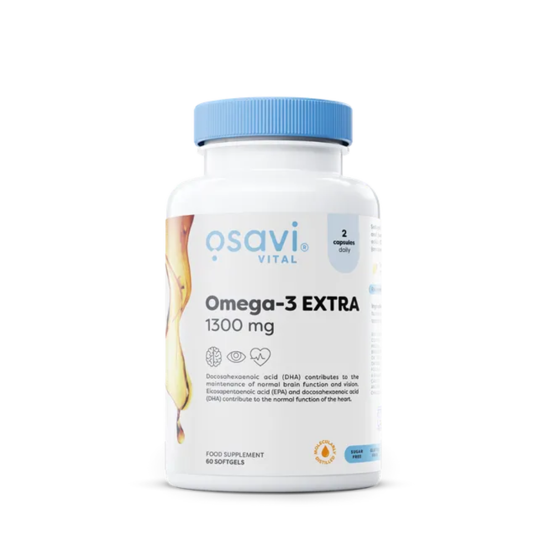 Omega-3 EXTRA 1300mg - Sabor Limão - Osavi