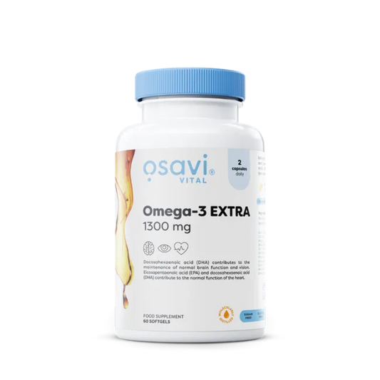 Omega-3 EXTRA 1300mg - Sabor Limão - Osavi