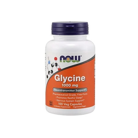 Glicina 1000mg - 100 Cápsulas - NOW