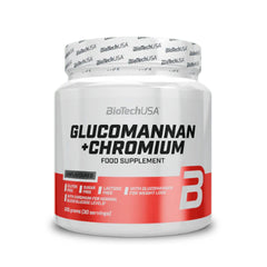 Prebiótico Glucumanano + Crómio - BioTechUSA - 225 g (30 doses)