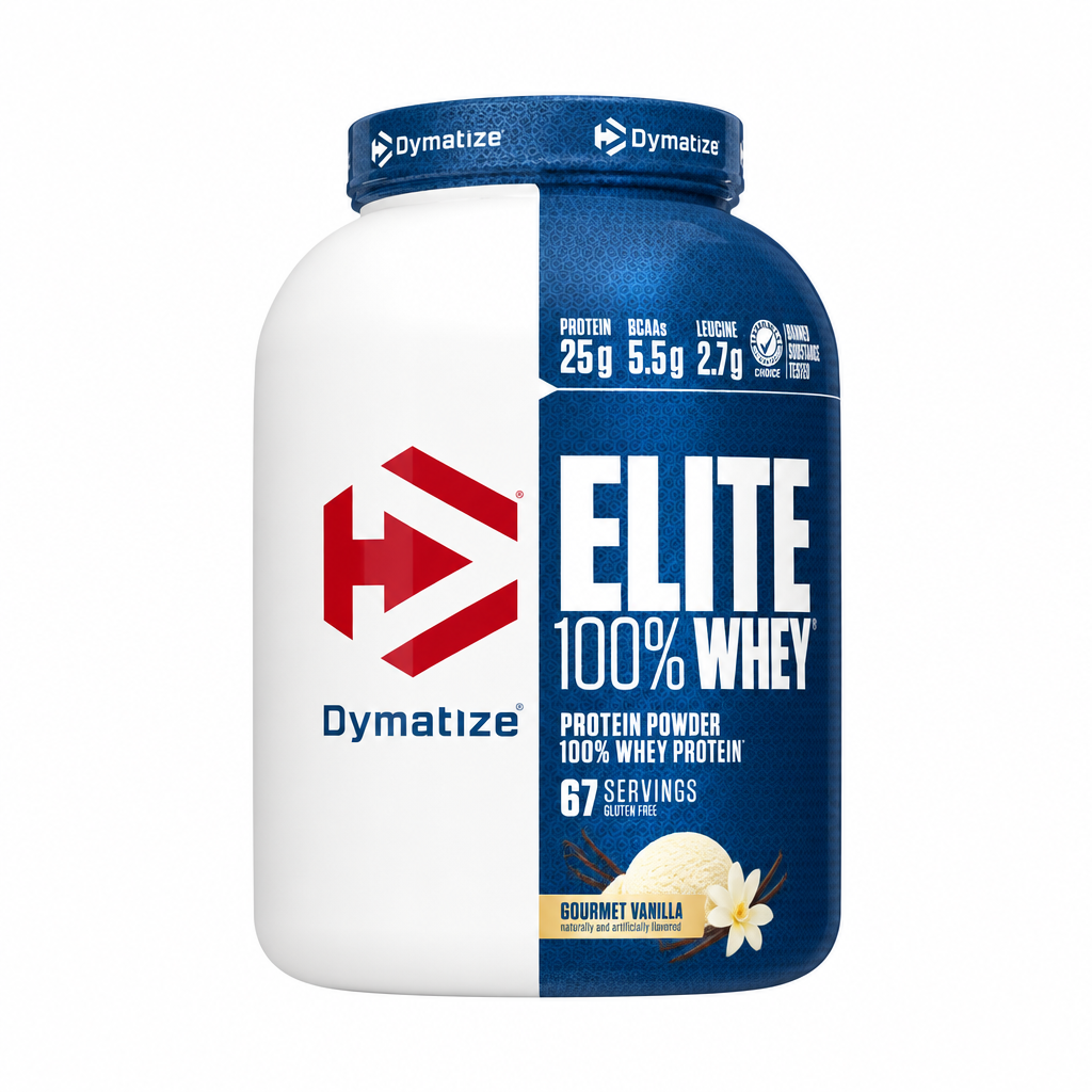 Whey Protein Elite 100% Whey - Dymatize - Baunilha Gourmet - 2,1kg