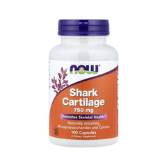 Cartilagem de Tubarão 750 mg - NOW Foods - 100 Cápsulas