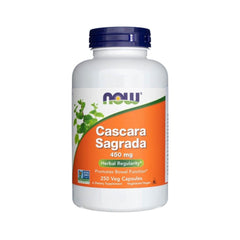 Cascara Sagrada 450 mg – NOW Foods - 250 Cápsulas
