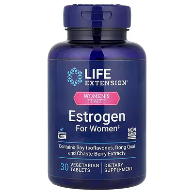 Estrogênio para Mulheres - Life Extension - 30 Comprimidos