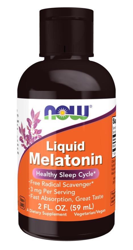 Melatonina Líquida - 59mL - NOW