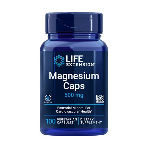 Magnésio 500mg - 100 cápsulas - Life Extension