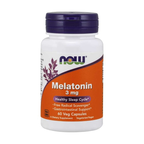 Melatonina 3mg - 60 Cápsulas - NOW