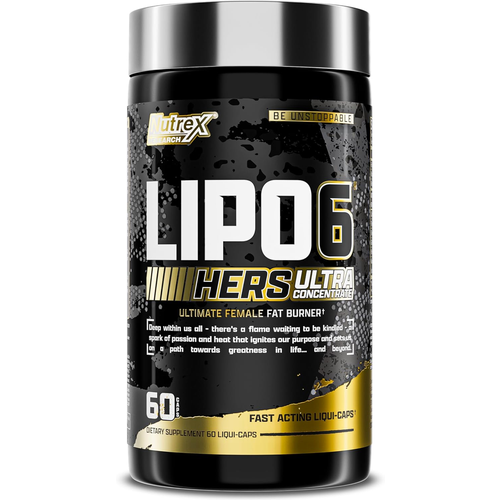 Lipo-6 Hers Ultra Concentrate - 60 cápsulas - Nutrex