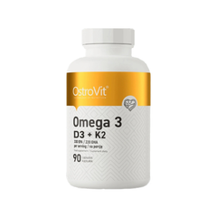Omega 3 + D3 + K2 – OstroVit – 90 Cápsulas