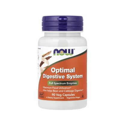 Optimal Digestive System - 90 Cápsulas - NOW Foods