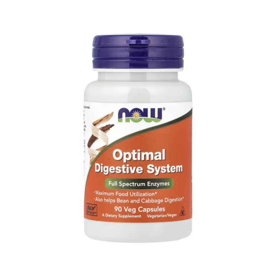 Enzimas Optimal Digestive System - NOW Foods - 90 Cápsulas
