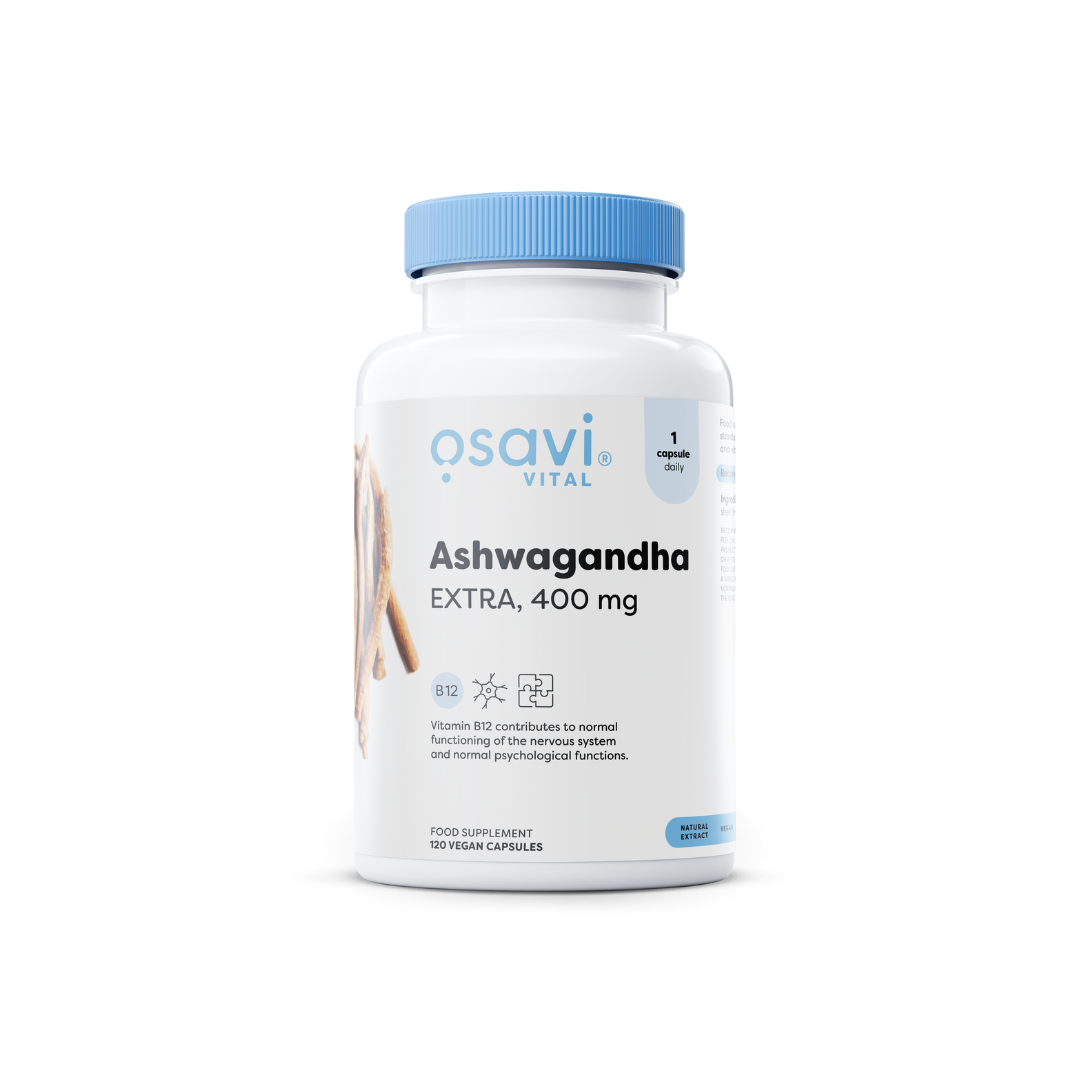 Ashwagandha Extra 400 mg + B12 - Osavi - 120 Cápsulas
