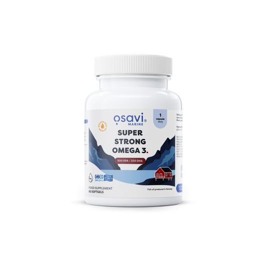 Osavi Super Strong Omega 3, 500 EPA & 250 DHA, 60 Cápsulas