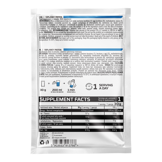 100% Whey Protein 700g - Ostrovit