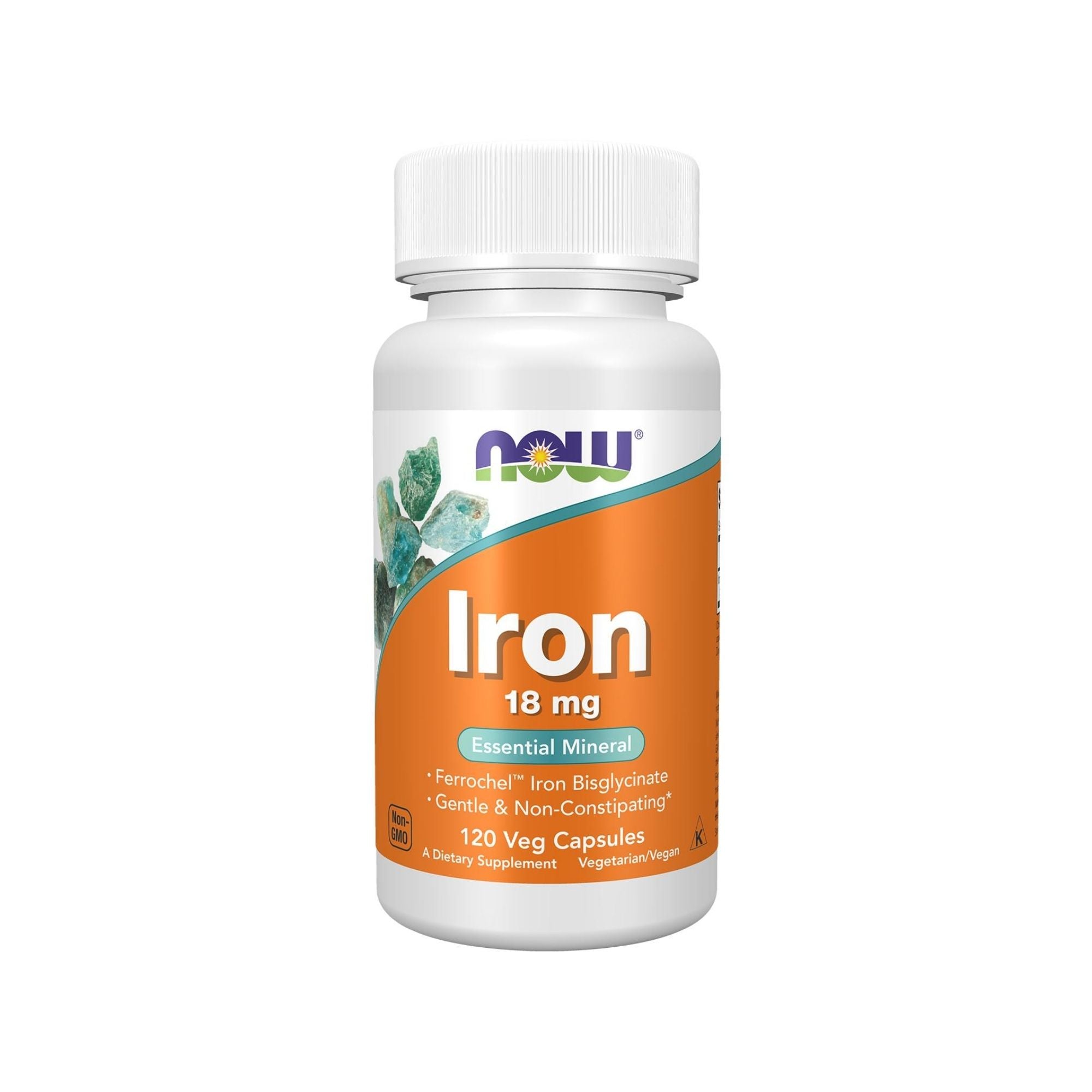 Ferro 18mg - NOW Foods - 120 Cápsulas