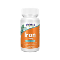 Ferro 18mg - NOW Foods - 120 Cápsulas