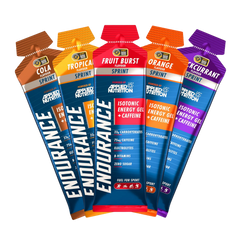 Endurance Sprint Gel com Cafeína - 60ml e 20 Unidades - Applied Nutrition - Laranja - Hidratação