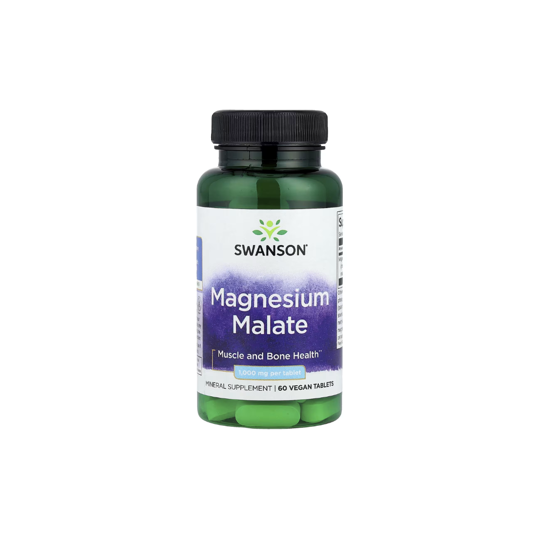 Malato de Magnésio 1000mg - Swanson - 60 Comprimidos