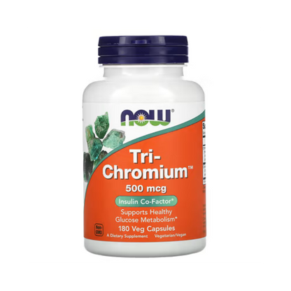 Tri-Chromium 500mcg - 90 Cápsulas - NOW Foods