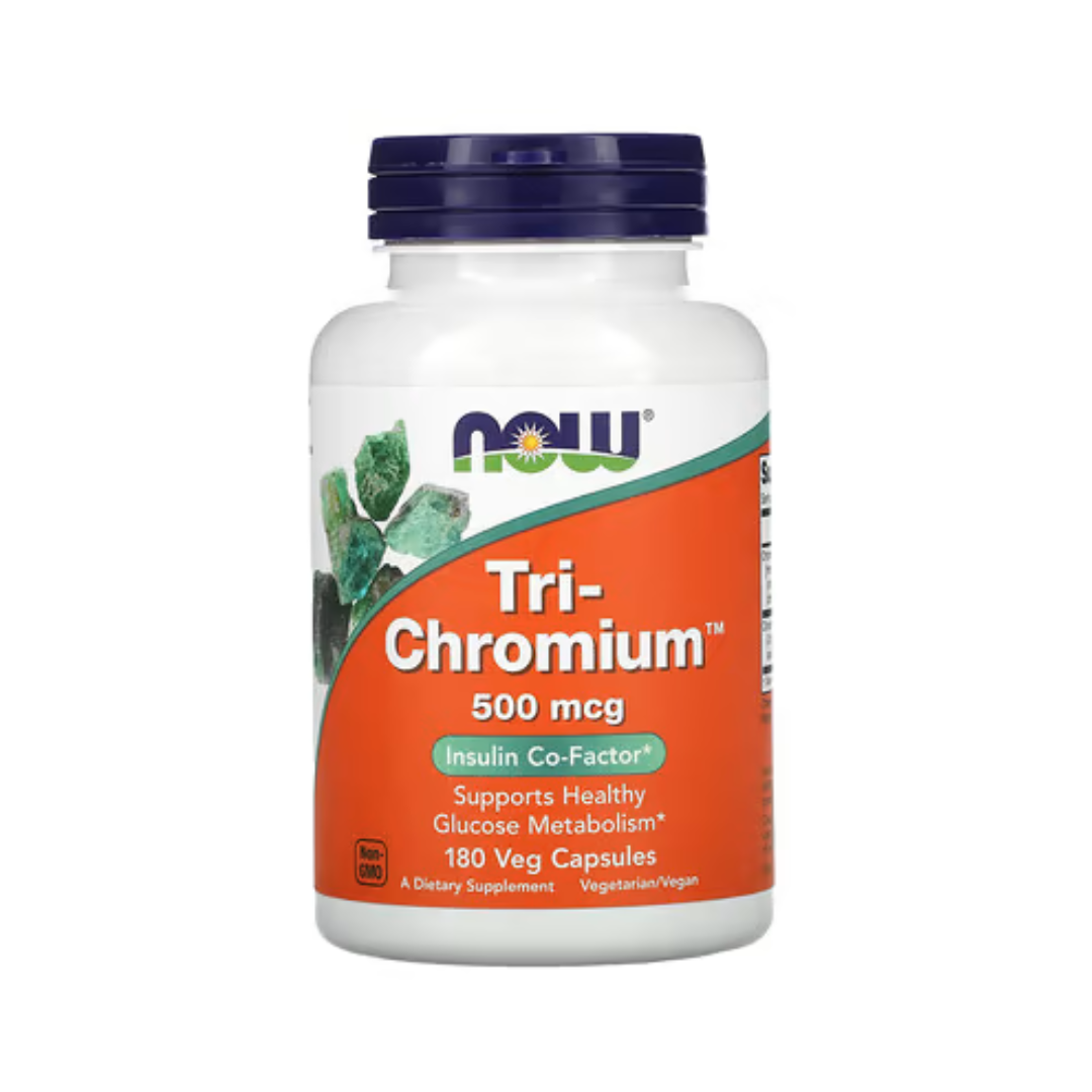 Tri-Crómio 500mcg - NOW Foods - 90 Cápsulas